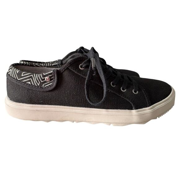 Merrell Womens Around Town City Moc Canvas Black Sneakers Lace Up Shoes Size 8 - Picture 1 of 11